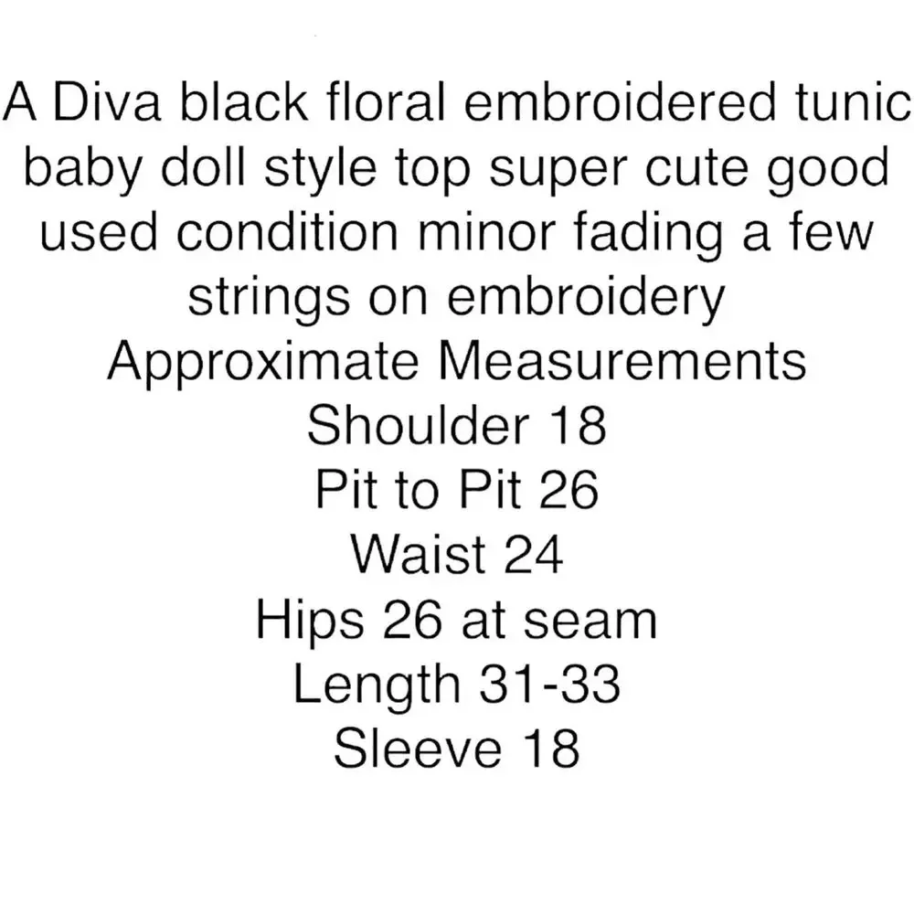 Adiva Women's Embroidered Babydoll Flounce Tunic Top Floral Pink Black Size 1X